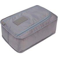 Waterproof Modular Shoe Storage Bag - Foldable Travel Organiser, Polyester, 30cm x 21cm, Space-Saving Design