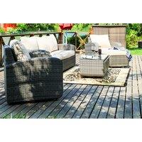 5-Seater Rattan Outdoor Sofa Dining Set - Weatherproof & Stylish