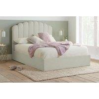 Alaska Boucle Teddy Fleece Modern Bed Frame & Sturdy Base - 5 Sizes