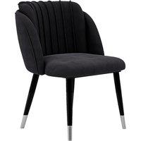 Kingsley Velvet Dining Chair - Modern Wingback Velvet Seating in Black or Green, Single or Set of 2