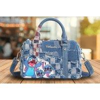 Stitch Inspired Patchwork Crossbody Tote