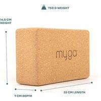 Eco-Friendly Myga Cork Yoga Block Duo