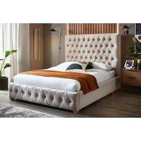 Elegant Plush Velvet Chesterfield Bed Frame
