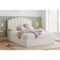 Alaska Ottoman Teddy Fleece Cream Bed Frame - 5 Options