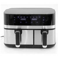 8.2L Double Air Fryer Oven - Digital, Multi-Function, Dual Pot, Stainless Steel Kitchen Appliance