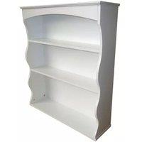 Three Tier Kitchen Wall Shelf For Storage In Grey Or White