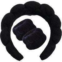 Bubble Spa Skincare Headband & Wristband Set - 6 Colours