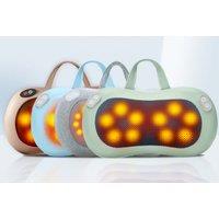 Portable Hot Compress Massage Pillow With 16 Massage Heads