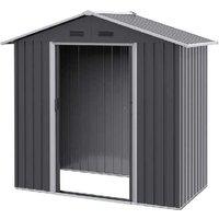 Durable Metal Garden Storage Shed With Lockable Doors