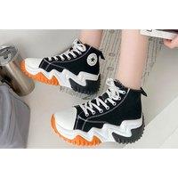 Women'S High-Top Canvas Sneakers In 7 Sizes And 2 Colours