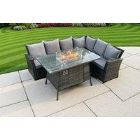 Luxurious High-Back Rattan Sofa Set