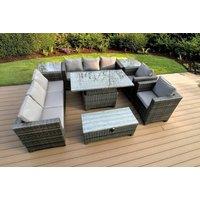 Modern Weather-Resistant Rattan Dining Set - PE Rattan, Steel Frame, 4-Seater
