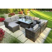 Modern Weather-Resistant Rattan Dining Set