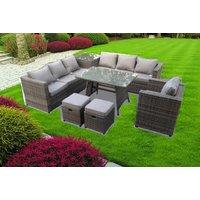 Deluxe Weather-Resistant Rattan Sofa Set