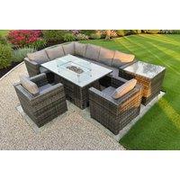 Ultimate Corner Sofa Set With Firepit Table