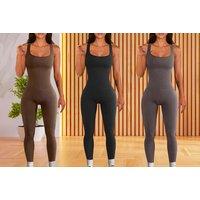 Women'S Ribbed Jumpsuit