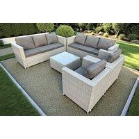 Elegant Outdoor Rattan Sofa Set - Weather-Resistant & Comfortable