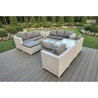 Luxurious Weather-Resistant Rattan Garden Sofa Set