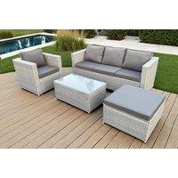 Deluxe Outdoor Rattan Sofa Set - Weather-Resistant & Stylish