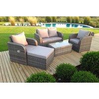 Luxurious Weather-Resistant Rattan Garden Dining Set