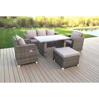 Luxurious Weather-Resistant Rattan Reclining Sofa Set