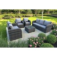 Luxurious Adjustable Rattan Garden Furniture Set
