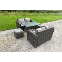 Rattan Garden Furniture Sofa Table Stool