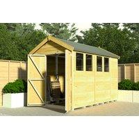 6Ft X 8Ft Apex Garden Shed - Single Or Double Door Options!