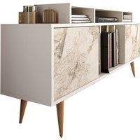 Contemporary TV Stand & Media Console - 160cm Wide, Storage, Solid Wood Legs, 3 Colours, Fits up to 72" TVs
