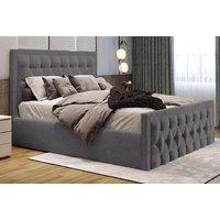 Luxurious Chesterfield Sleigh Bed Frame - Modern Elegance