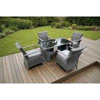 Luxurious Pe Rattan Garden Dining Set