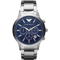 Emporio Armani AR2448 Men's Quartz Chronograph Watch - Stainless Steel, 43mm, Water-Resistant