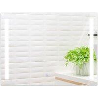 Large LED Bathroom Mirror with Anti-Fog & Adjustable Lighting - Shatterproof, Dimmable, Modern Design