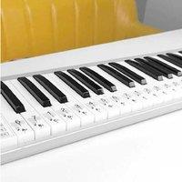 Vibrant Removable Piano Keyboard Stickers Set