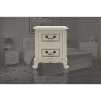 White Vintage Nightstand