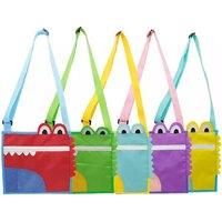 Crocodile Stand-Up Beach Shoulder Shell Bag In 5 Colours - Blue