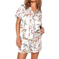 Unisex Black Women'S 2-Piece Lounge Pyjama Set In 4 Sizes And 6 Colours