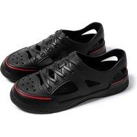 Unisex Black Unisex Breathable Anti-Skid Casual Loafers - Lightweight Rubber Sole, All-Day Comfort