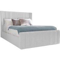 JANUARY EXCLUSIVE! Hampton Wingback Boucle Bed With Option Of Free 13.5G Mattress