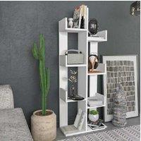 Lui Elegant White Bookshelf