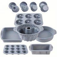 30-Piece Nonstick Silicone Baking Set In 4 Colours
