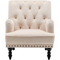 Darwin Tufted Accent Chair - Grey, Cream, Mustard or Blue!