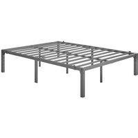 Elegant Metal Platform Bed Frame - Sturdy Modern Base, Easy Assembly