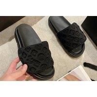Unisex Black Designer Inspired Y Casual Sandals - Versatile Styles