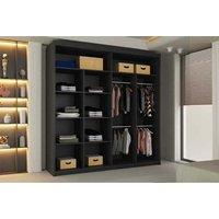 Lisbon Sliding 2-Door Wardrobe With Elegant Full-Length Mirror - 4 Sizes!