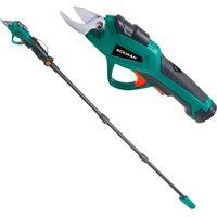 2-In-1 Cordless Pruner With Telescopic Pole