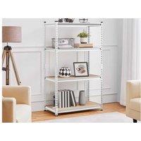 Premium Metal Modular Storage Shelf - Adjustable, Heavy-Duty, Industrial Style