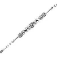Heart-To-Heart Swarovski Charm Bracelet