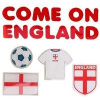 England Gel Window Stickers - Show Your Team Pride!