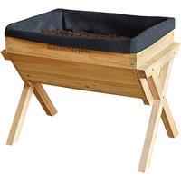 Portable Fir Wood Raised Planter - Medium Or Large Sizes